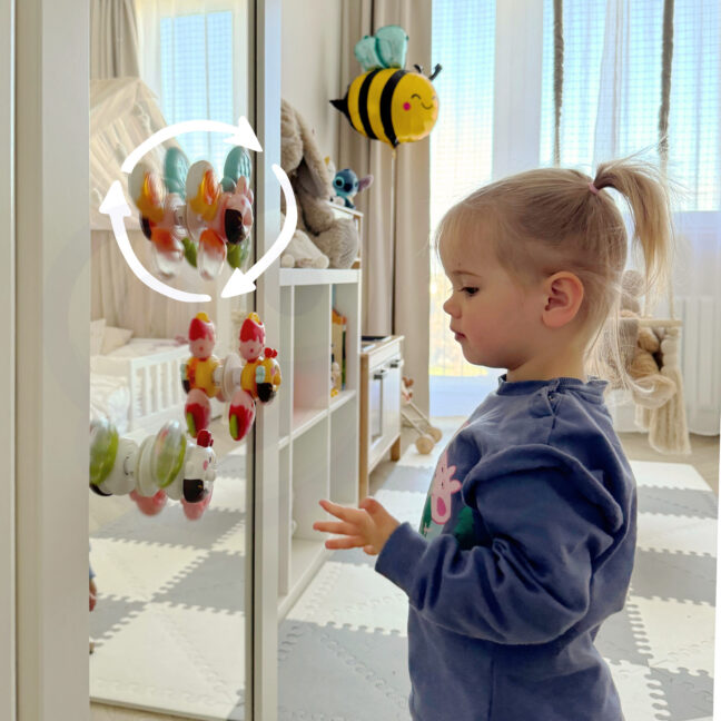 beebi keerutaja sensoorne bee – detailvaade