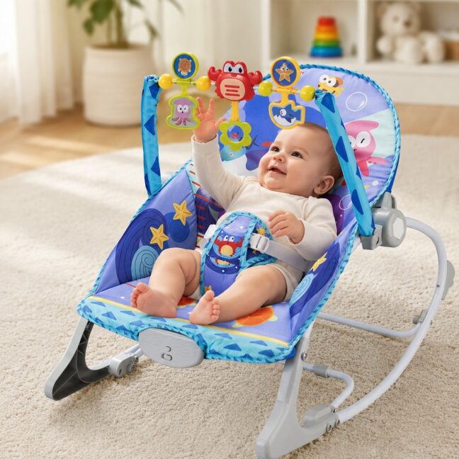 beebi 2-ühes rocker bouncer – detailvaade