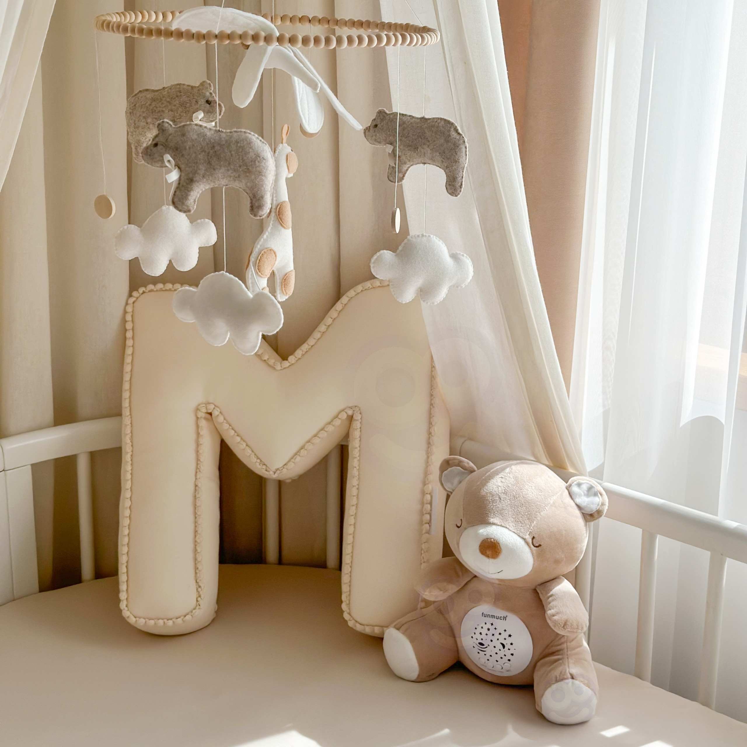beebi 2-ühes teddy karu – detailvaade