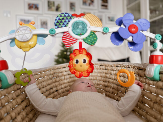 beebi kaar riidepuu crib – detailvaade