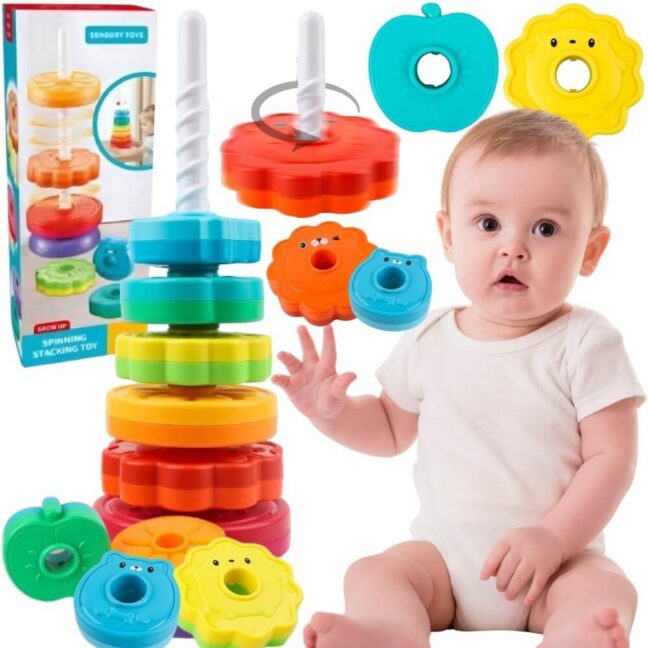 beebi pyramid twisted loom – WOOPIE beebi arendav Pyramid Twisted loom puksiirer