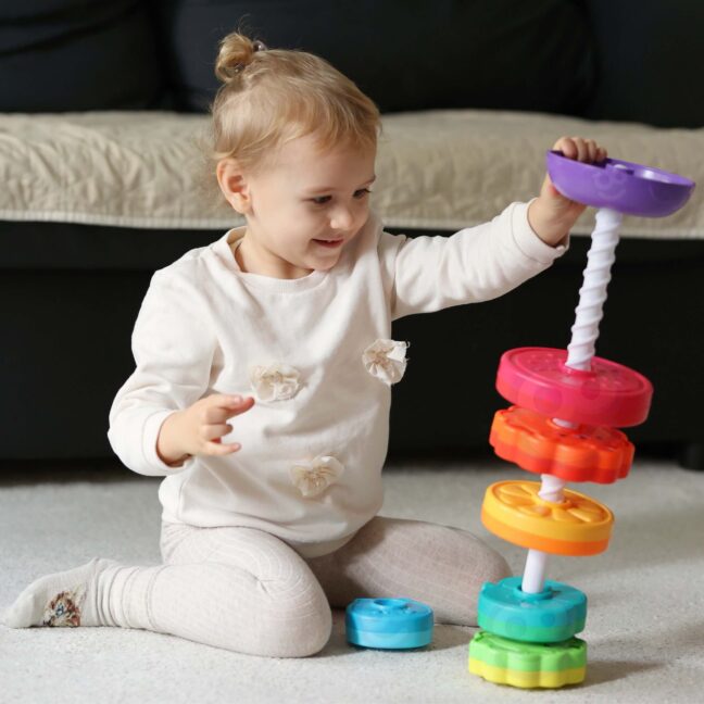 beebi pyramid twisted loom – detailvaade