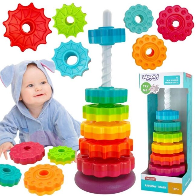 beebi pyramid twisted puksiirer – WOOPIE beebi arendav Pyramid Twisted puksiirer