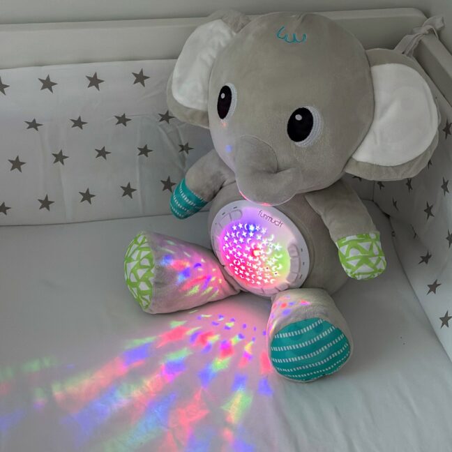 beebi elephant cuddly projektor – detailvaade