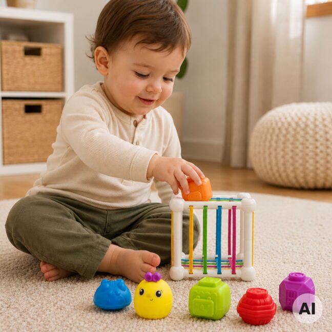 beebi flexible sensoorne cube – detailvaade