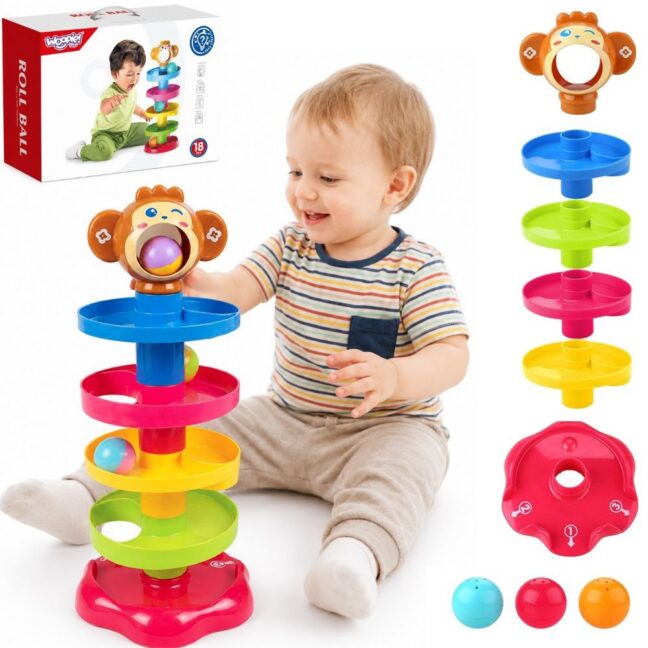 beebi pall rada spiral – WOOPIE beebi pall rada Spiral komplekt + 3 pallid
