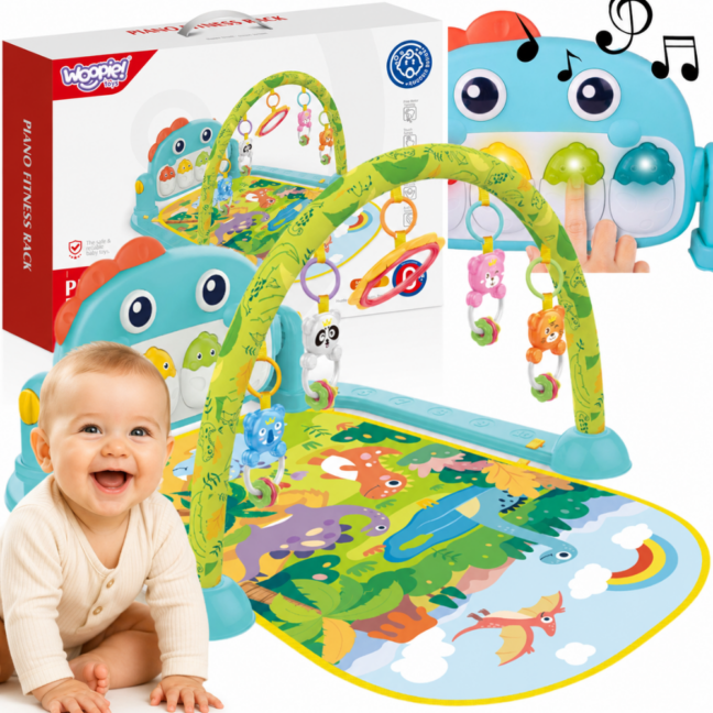 beebi mängu mat dino – WOOPIE beebi mängu Mat koos Dino kaar