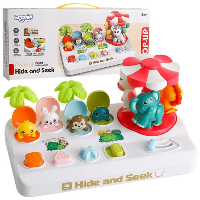 beebi pop-up loomad autoousel – WOOPIE beebi Pop-Up loomad autoousel interaktiivne mänguasi
