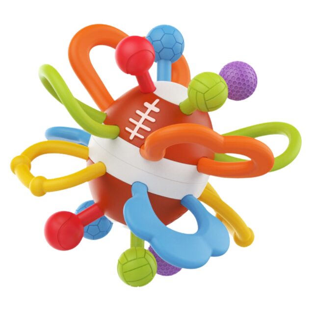 beebi kõristi teether sensoorne – detailvaade