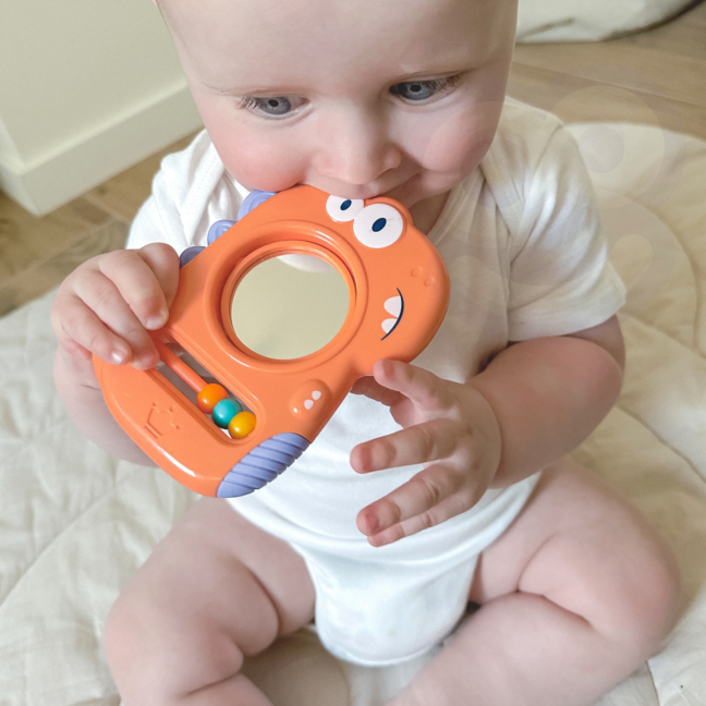 beebi sensoorne teether peegel – detailvaade