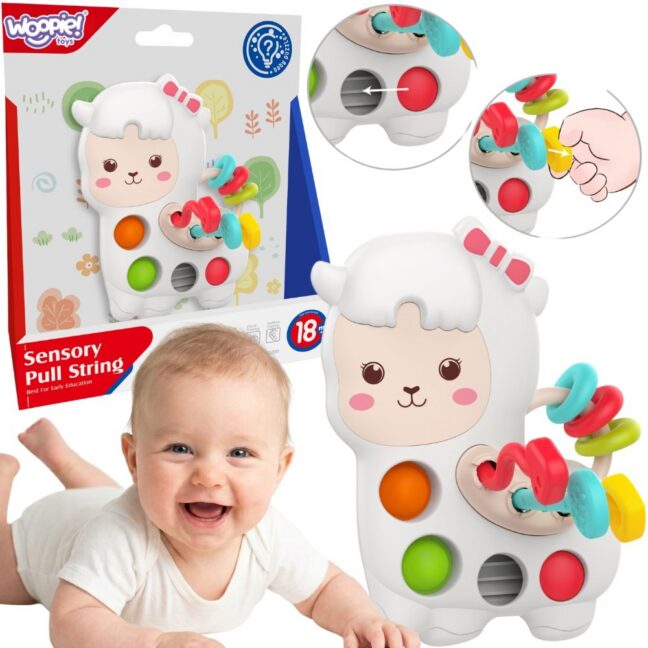 beebi sensoorne manipulative llama – WOOPIE beebi sensoorne Manipulative mänguasi Montessori Llama 18m+