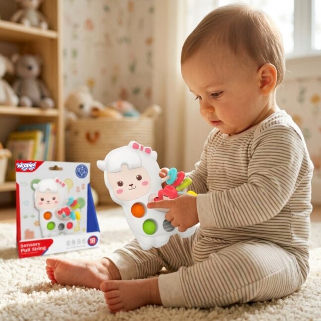 beebi sensoorne manipulative llama – detailvaade