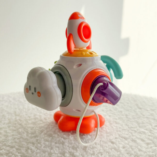 beebi kosmos pall rakett – detailvaade