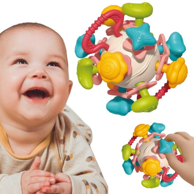 beebi st kõristi 4-ühes – WOOPIE beebi St kõristi 4-ühes Teether sensoorne mänguasi Babies 0m+