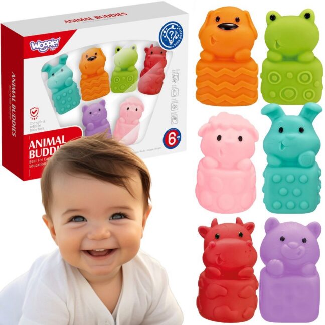 beebi st sensoorne loomad – WOOPIE beebi St sensoorne loomad komplekt 6