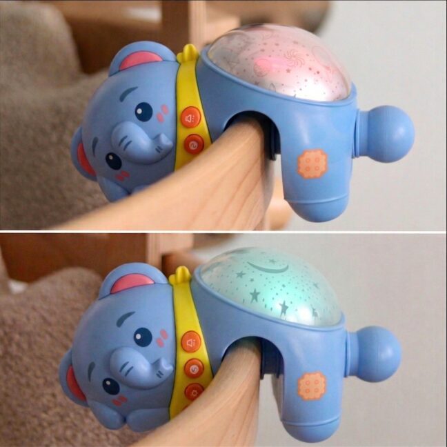 beebi täht projektor elephant – detailvaade