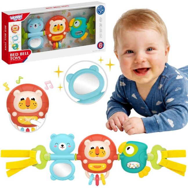 beebi stteerull pendant crib – WOOPIE beebi Stteerull Pendant Crib sensoorne mängu kõristi peegel 6m+