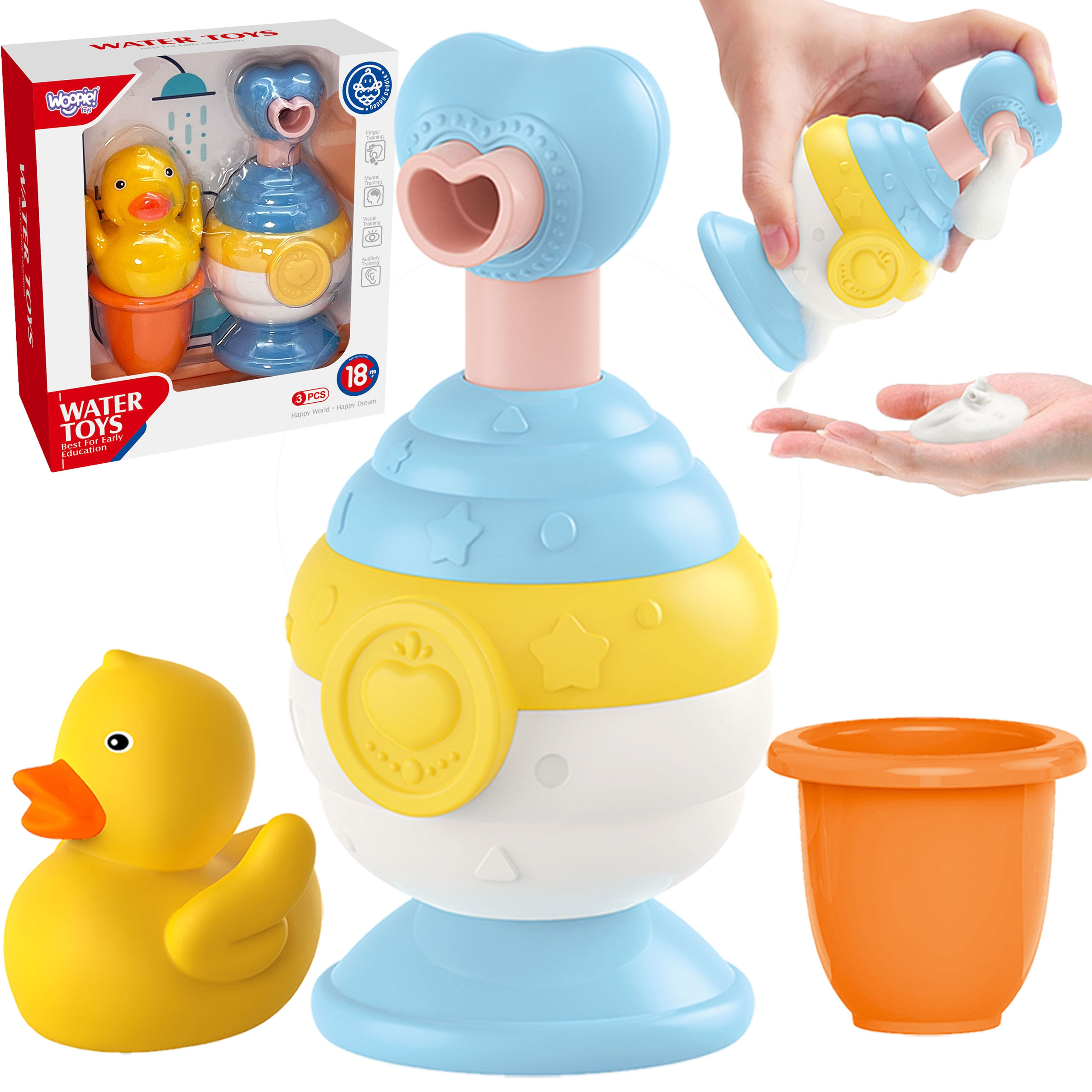 beebi vannimänguasis tops part – WOOPIE beebi vannimänguasis tops + part + seep dosaator komplekt