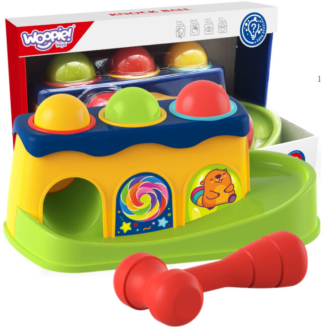 beebi värviline haamer punch – WOOPIE beebi värviline Montessori haamer Punch