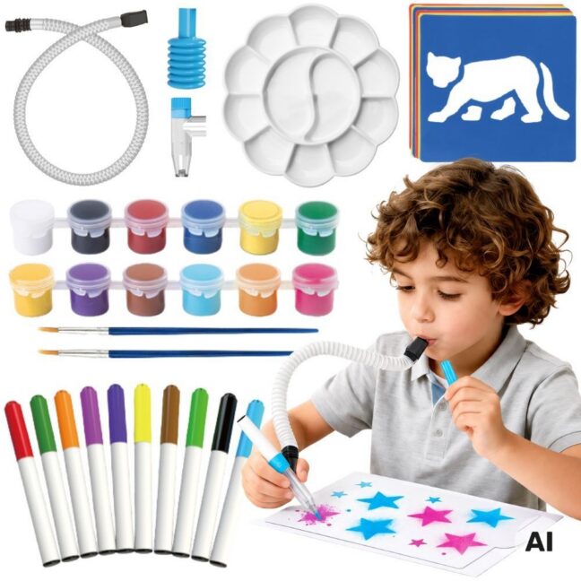 loov värvimise crafting 3-ühes – WOOPIE loov värvimise ja Crafting komplekt 3-ühes 42 tk