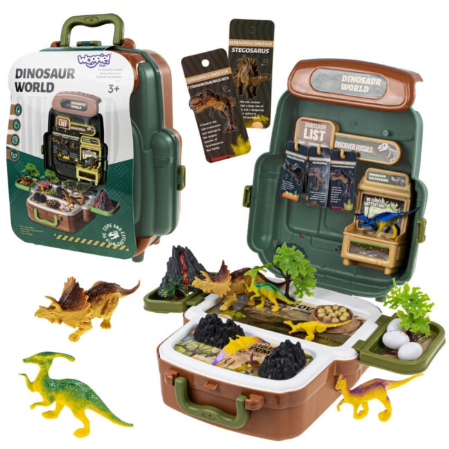 dinosaurus kohver dinosaurus explorer – WOOPIE dinosaurus kohver - arendav dinosaurus Explorer komplekt lastele – arendav mäng lapsele
