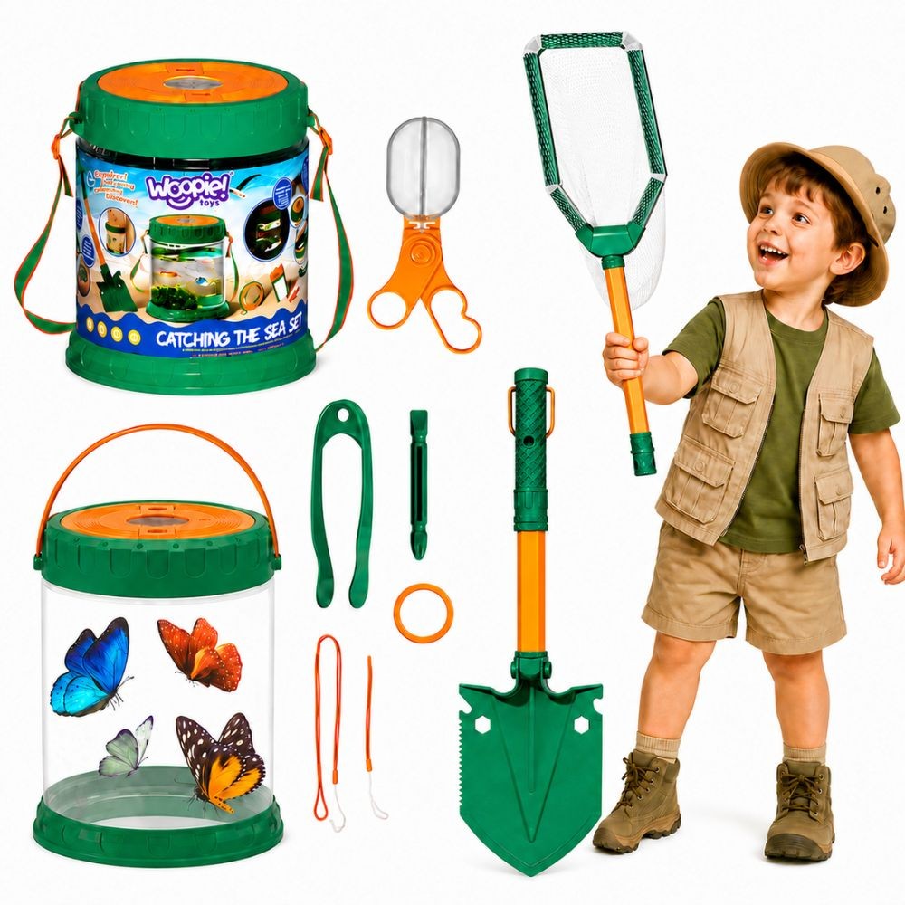 discovery väike nature explorer – WOOPIE Discovery väike Nature Explorer komplekt Insect Net liblikas Fish Container
