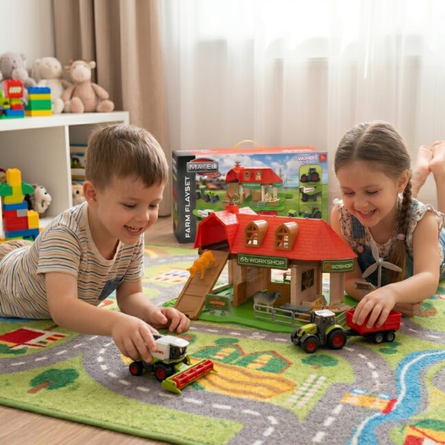talu traktors figuurid mäng – detailvaade
