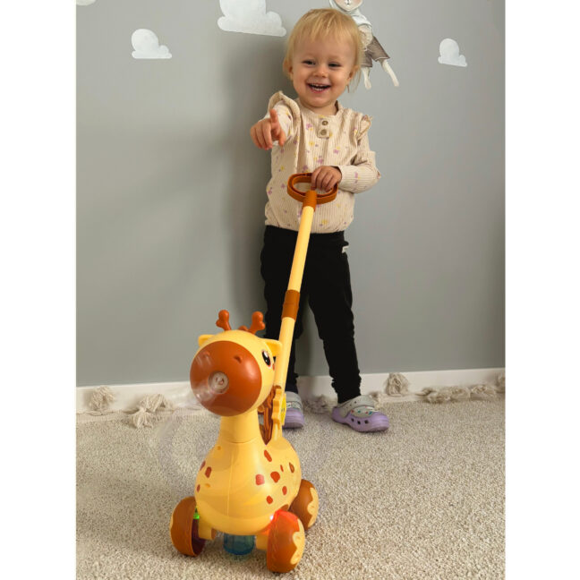 giraffe lükatav 2-ühes mull – detailvaade