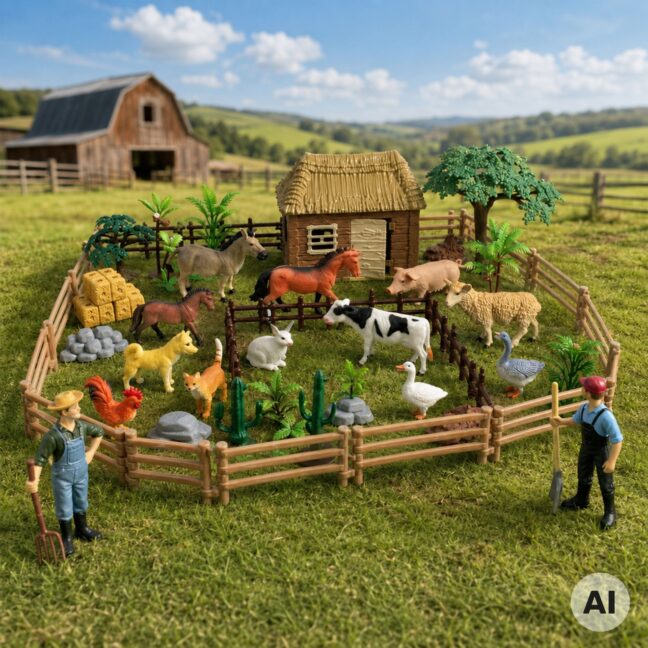 suur talu loomad farmers – detailvaade