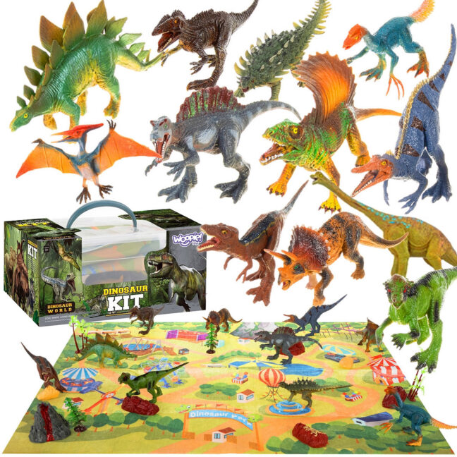 suur dinosaurused figuurid mat – WOOPIE suur komplekt dinosaurused suur figuurid + Mat "eelajalooline "