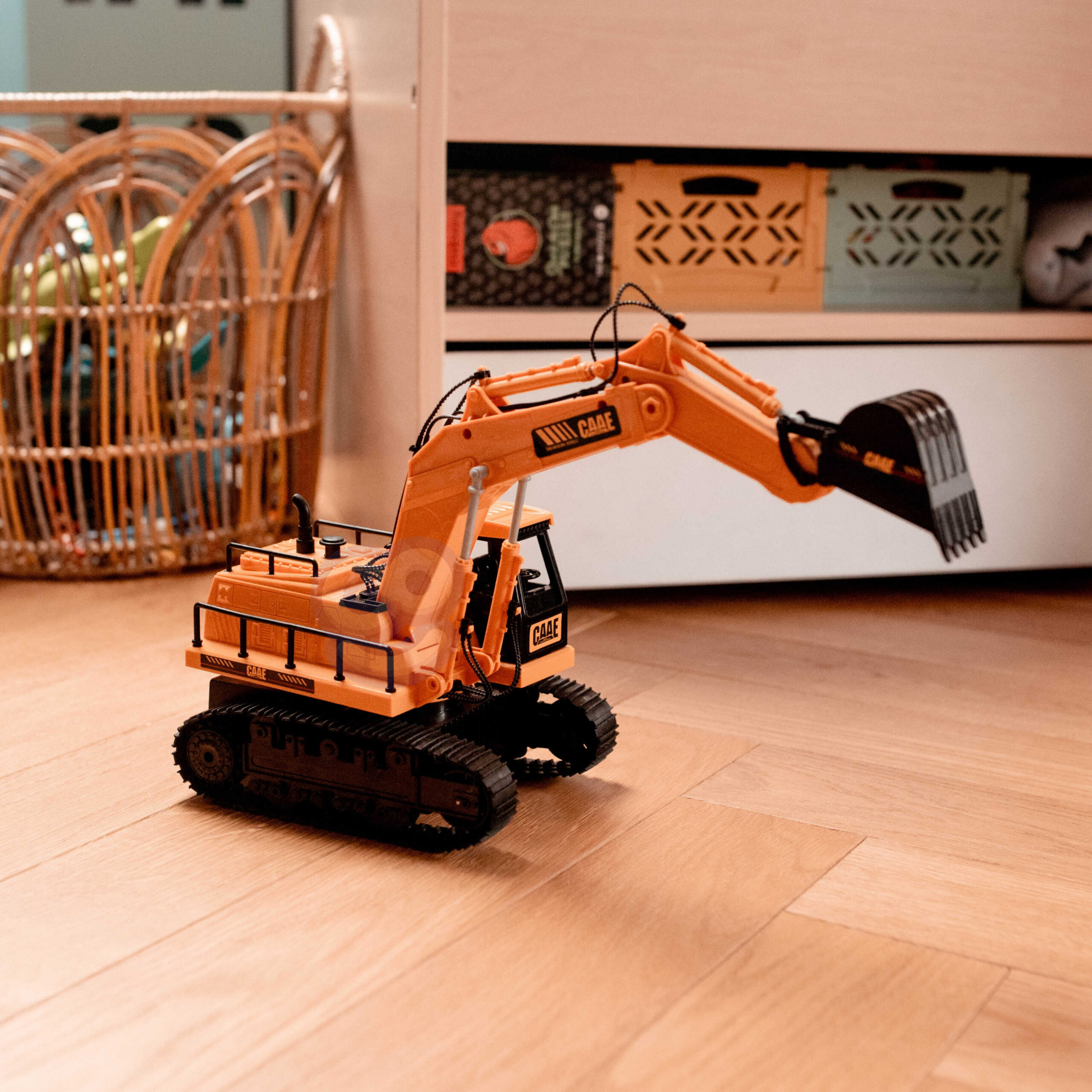 suur remote controlled ekskavaator – detailvaade