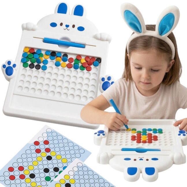 magnetilised tahvel magpad jänes – WOOPIE magnetilised tahvel lastele Montessori MagPad jänes (48129)