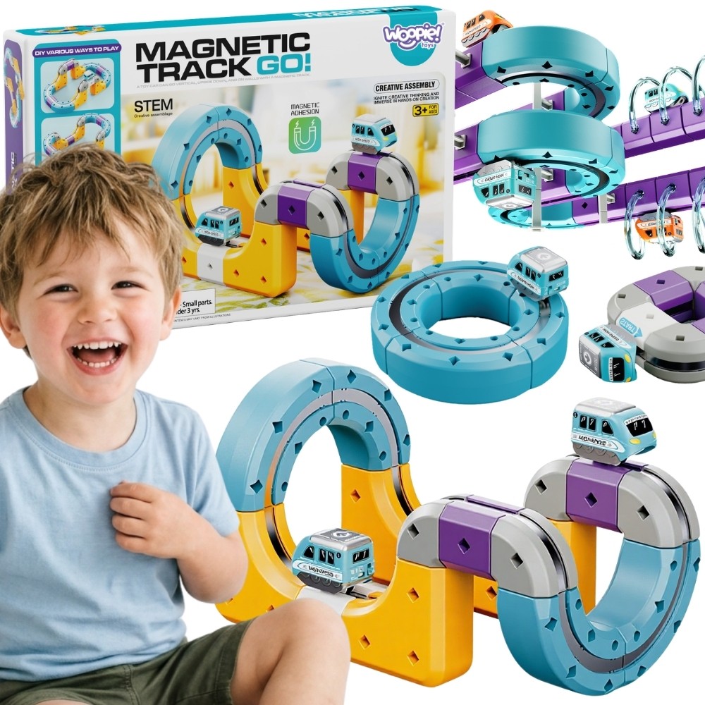 magnetilised rada ehituskomplekt attraction – WOOPIE magnetilised rada ehituskomplekt koos Attraction Effect 39 tk