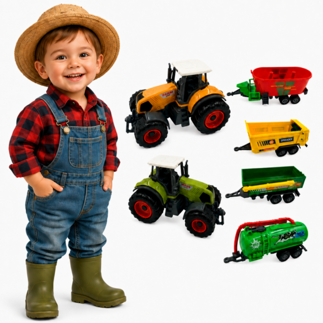 mini talunik traktors haagisegas – WOOPIE Mini talunik komplekt traktors haagisegas