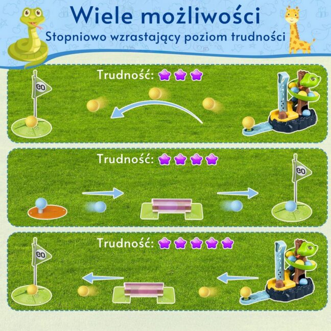 mini golf arkaad mäng – detailvaade