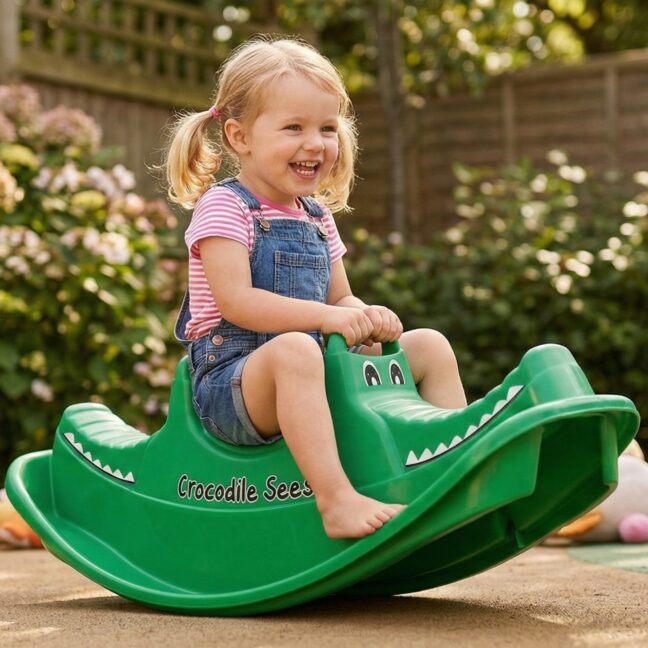 multi-person kiik crocodile tasakaal – detailvaade