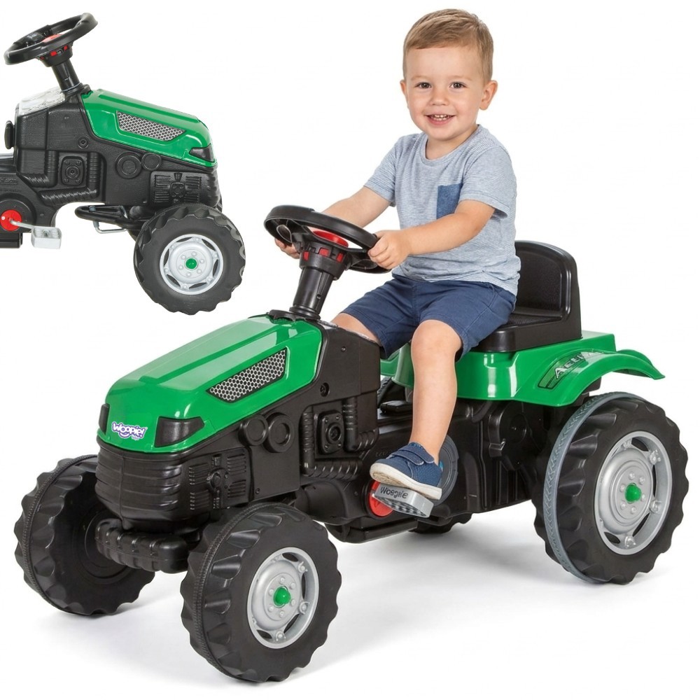 pedaalidega traktor talunik 28439 – WOOPIE pedaalidega traktor talunik GoTrac traktor Silent rattad (28439)