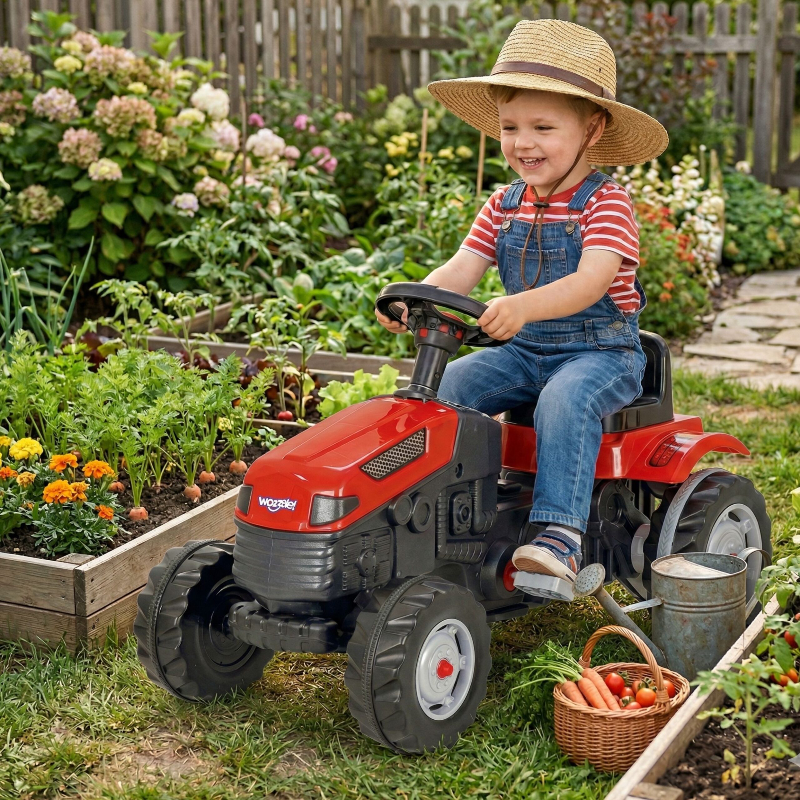 pedaalidega traktor talunik gotrac – detailvaade