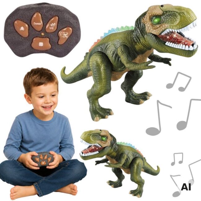 remote controlled dinosaurus rc – WOOPIE Remote Controlled dinosaurus RC Robot T-Rex