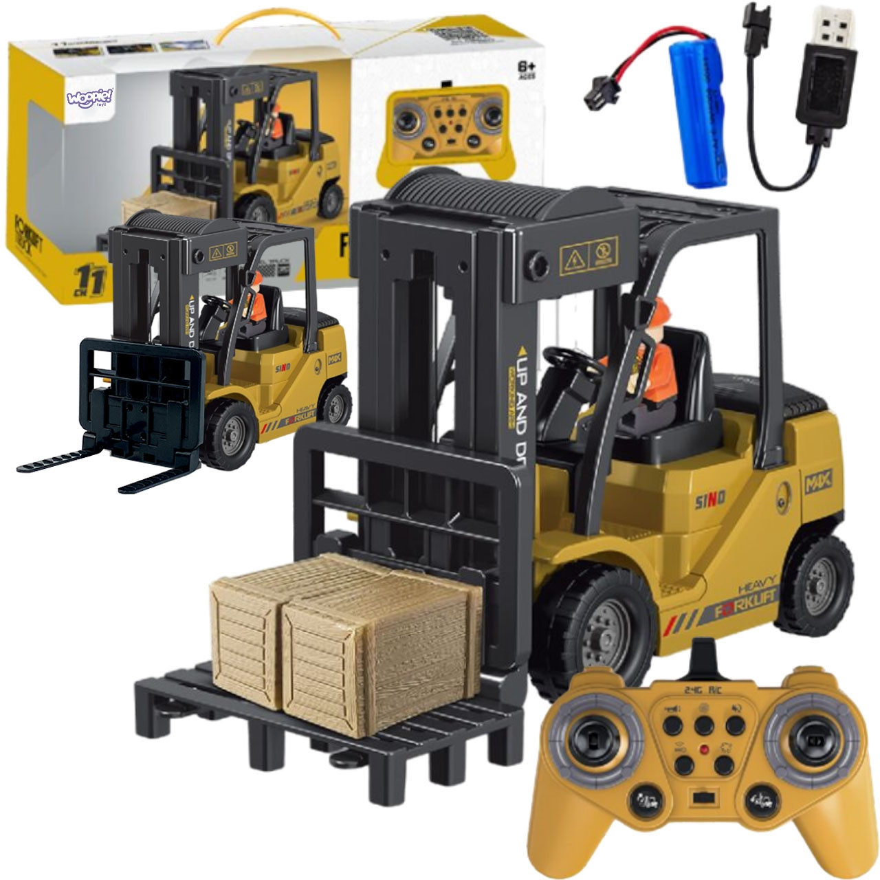 remote controlled forklift rc – WOOPIE Remote Controlled Forklift 21 RC kraana - 1:24 Scale