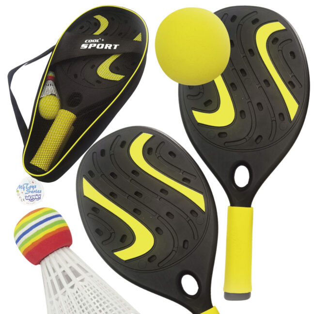 rakett foam pall shuttlecock – WOOPIE rakett koos Foam pall ja Shuttlecock - Beach ja aed komplekt