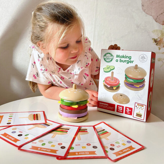 roheline burger restaurant pusle – detailvaade