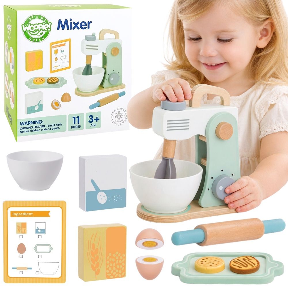 roheline köök mikser blender – WOOPIE roheline puidust köök mikser Blender koos tarvikud 11 tk.