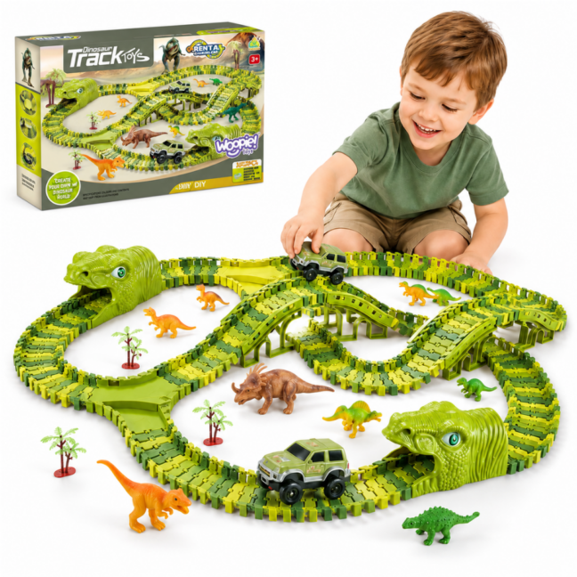 suur dinosaurused auto rada – WOOPIE suur dinosaurused auto rada 240 tk