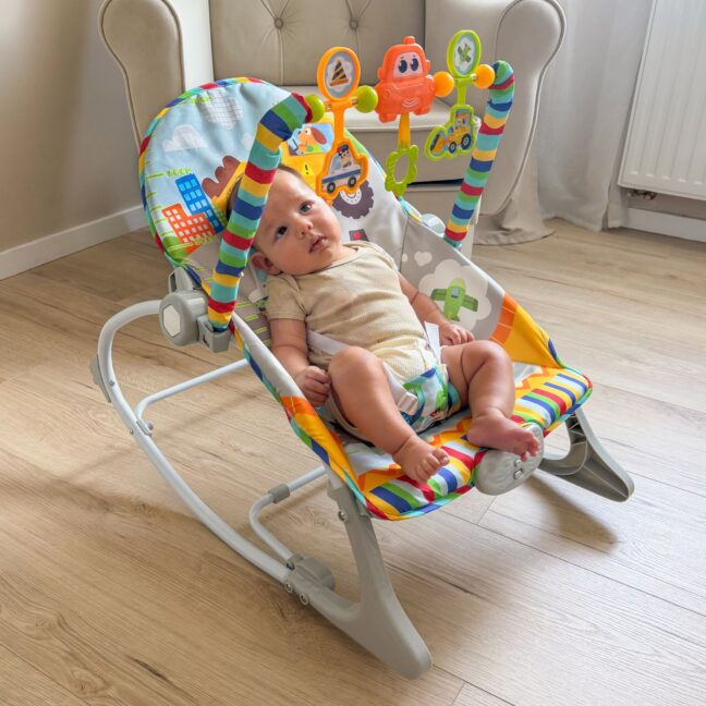woopy beebi interaktiivne bouncer – detailvaade