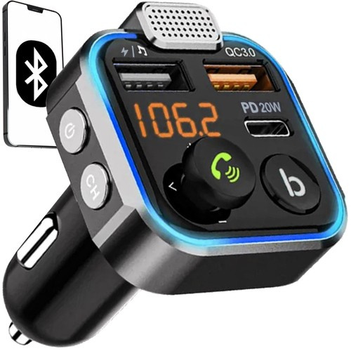 Xtrobb Bluetooth-FM-saatja ja laadija 22355