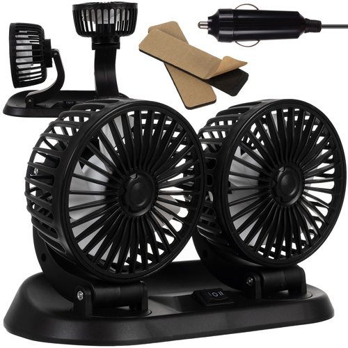 Xtrobb kahe ventilaatoriga autoventilaator 23222, 12 V