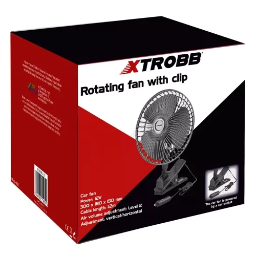 Xtrobb klambriga pööratav ventilaator 23194
