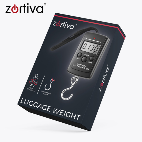 Zortiva LED-ekraaniga pagasikaal, kuni 40 kg