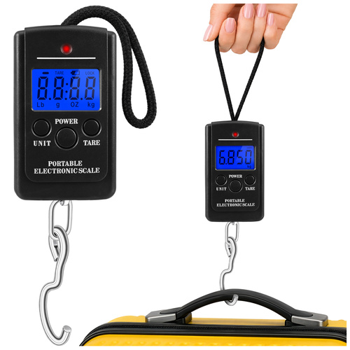 Zortiva LED-ekraaniga pagasikaal, kuni 40 kg
